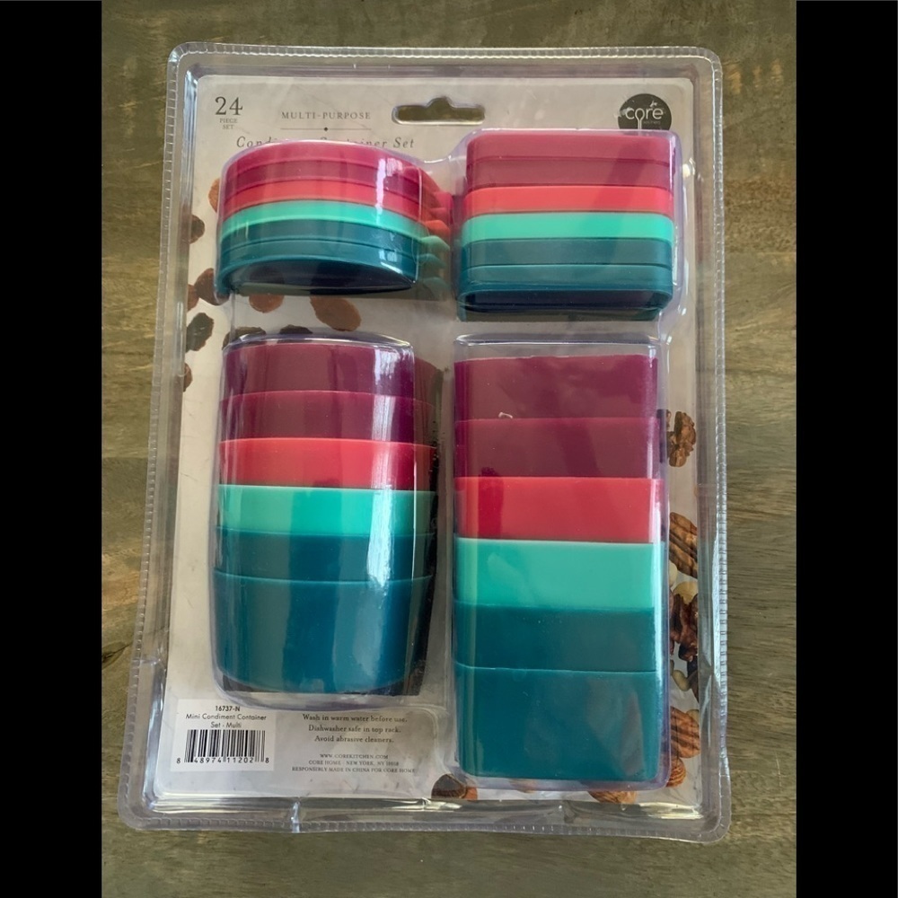 Multi-Purpose Condiment Container Set 24 piece Set - Picture 5 of 5